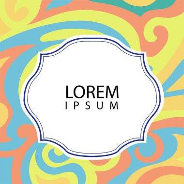 Çeşitli renklerin kıvrımlı girdaplarıyla soyut bir arkaplan. Akan girdaplarla soyut arkaplan ve boşluğu kopyala. Metin alanı olan soyut arkaplan.