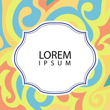 Çeşitli renklerin kıvrımlı girdaplarıyla soyut bir arkaplan. Akan girdaplarla soyut arkaplan ve boşluğu kopyala. Metin alanı olan soyut arkaplan.