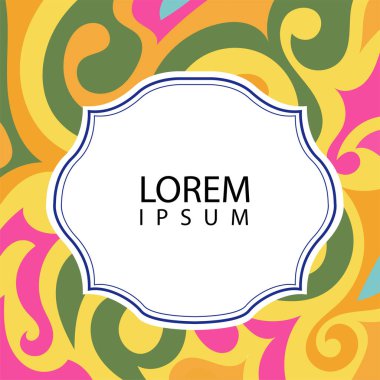 Çeşitli renklerin kıvrımlı girdaplarıyla soyut bir arkaplan. Akan girdaplarla soyut arkaplan ve boşluğu kopyala. Metin alanı olan soyut arkaplan.