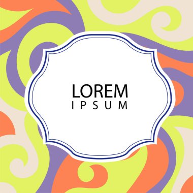 Çeşitli renklerin kıvrımlı girdaplarıyla soyut bir arkaplan. Akan girdaplarla soyut arkaplan ve boşluğu kopyala. Metin alanı olan soyut arkaplan.