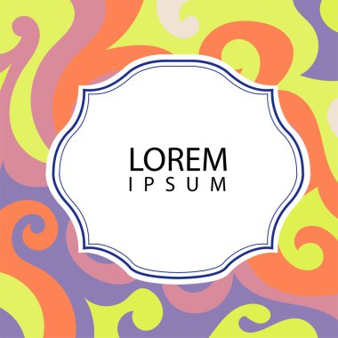 Çeşitli renklerin kıvrımlı girdaplarıyla soyut bir arkaplan. Akan girdaplarla soyut arkaplan ve boşluğu kopyala. Metin alanı olan soyut arkaplan.