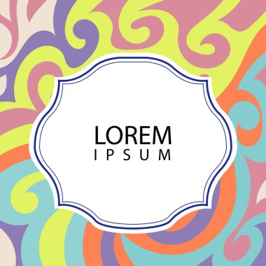 Çeşitli renklerin kıvrımlı girdaplarıyla soyut bir arkaplan. Akan girdaplarla soyut arkaplan ve boşluğu kopyala. Metin alanı olan soyut arkaplan.