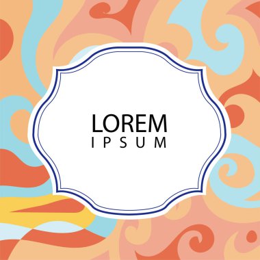 Çeşitli renklerin kıvrımlı girdaplarıyla soyut bir arkaplan. Akan girdaplarla soyut arkaplan ve boşluğu kopyala. Metin alanı olan soyut arkaplan.