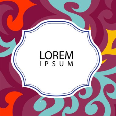 Çeşitli renklerin kıvrımlı girdaplarıyla soyut bir arkaplan. Akan girdaplarla soyut arkaplan ve boşluğu kopyala. Metin alanı olan soyut arkaplan.