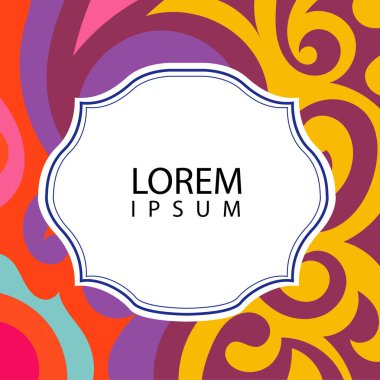 Çeşitli renklerin kıvrımlı girdaplarıyla soyut bir arkaplan. Akan girdaplarla soyut arkaplan ve boşluğu kopyala. Metin alanı olan soyut arkaplan.