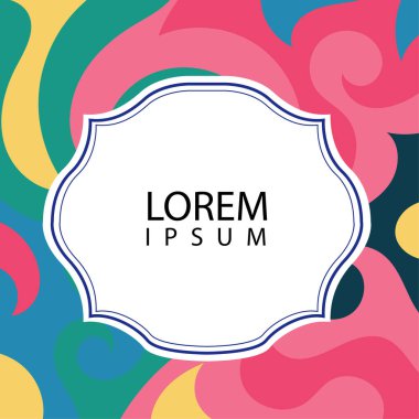 Çeşitli renklerin kıvrımlı girdaplarıyla soyut bir arkaplan. Akan girdaplarla soyut arkaplan ve boşluğu kopyala. Metin alanı olan soyut arkaplan.