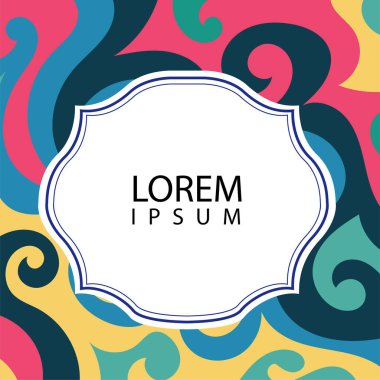 Çeşitli renklerin kıvrımlı girdaplarıyla soyut bir arkaplan. Akan girdaplarla soyut arkaplan ve boşluğu kopyala. Metin alanı olan soyut arkaplan.