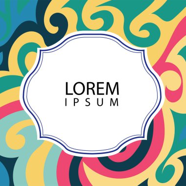 Çeşitli renklerin kıvrımlı girdaplarıyla soyut bir arkaplan. Akan girdaplarla soyut arkaplan ve boşluğu kopyala. Metin alanı olan soyut arkaplan.