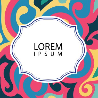 Çeşitli renklerin kıvrımlı girdaplarıyla soyut bir arkaplan. Akan girdaplarla soyut arkaplan ve boşluğu kopyala. Metin alanı olan soyut arkaplan.