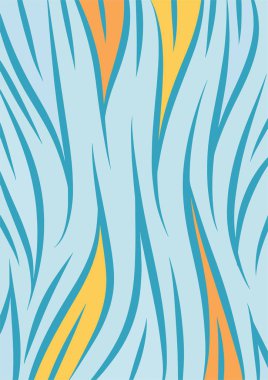 Kavisli şekilli soyut bir arkaplan. Akan kıvrımlar renkli arka plan sanatı. Dalgalı şekillerin ve parlak renklerin soyut arkaplanı.