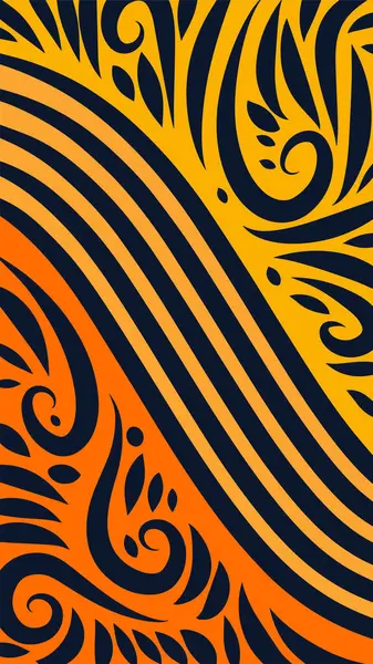 Vibrant Girdapları ve Gökkuşağı Çiçekleri 'nin soyut arka planı. Süslü girdaplı ve kıvrımlı gökkuşağı şekilli sanatsal arkaplan.