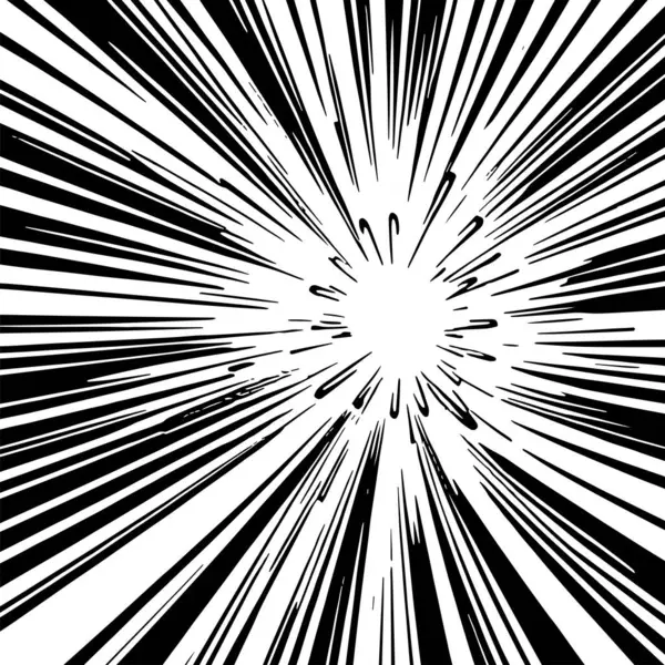 Pop sanat veya retro temalı illüstrasyon için hareket çizgisi arkaplan illüstrasyonu.