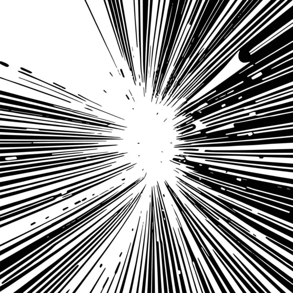 Pop sanat veya retro temalı illüstrasyon için hareket çizgisi arkaplan illüstrasyonu.