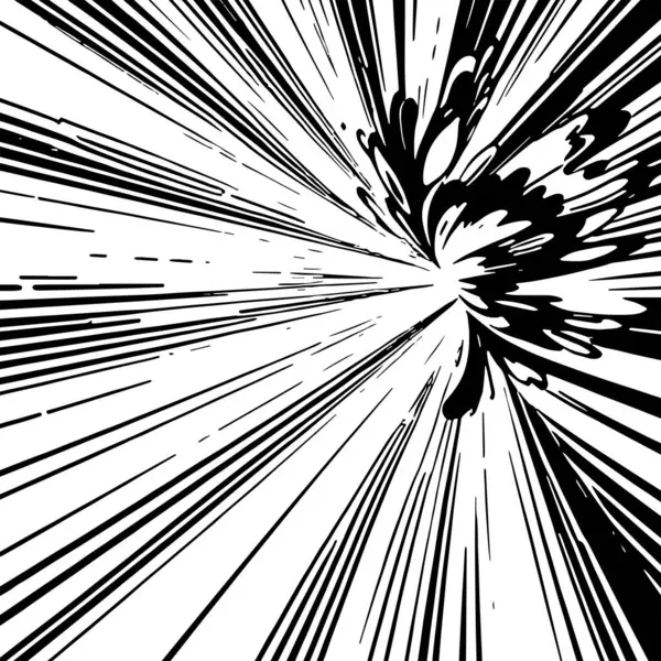 Pop sanat veya retro temalı illüstrasyon için hareket çizgisi arkaplan illüstrasyonu.