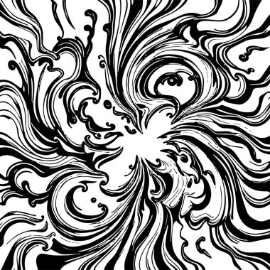 Girdap akış çizgileri olan soyut bir arkaplan. Sanatsal akış çizgileri arka plan sanatı