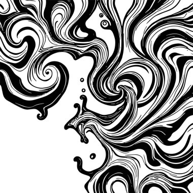 Girdap akış çizgileri olan soyut bir arkaplan. Sanatsal akış çizgileri arka plan sanatı