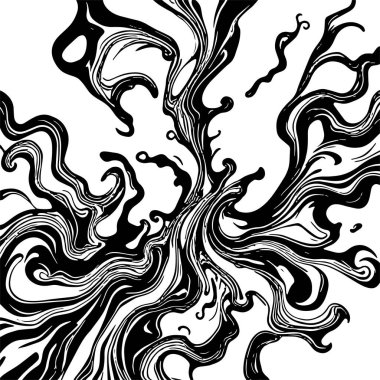 Girdap akış çizgileri olan soyut bir arkaplan. Sanatsal akış çizgileri arka plan sanatı