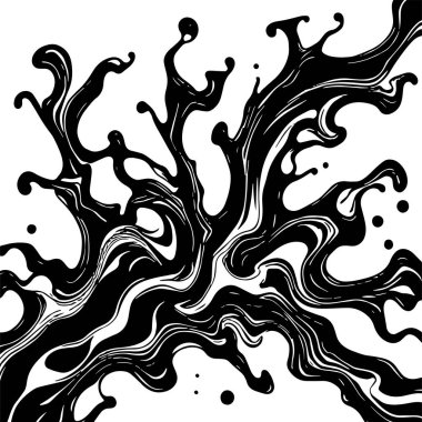 Girdap akış çizgileri olan soyut bir arkaplan. Sanatsal akış çizgileri arka plan sanatı