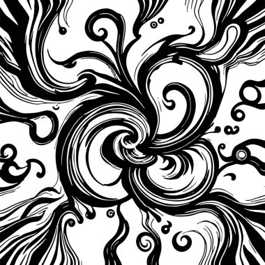 Girdap akış çizgileri olan soyut bir arkaplan. Sanatsal akış çizgileri arka plan sanatı