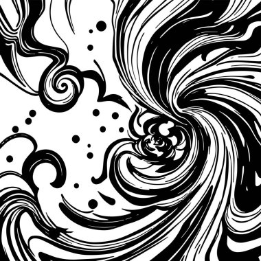 Girdap akış çizgileri olan soyut bir arkaplan. Sanatsal akış çizgileri arka plan sanatı