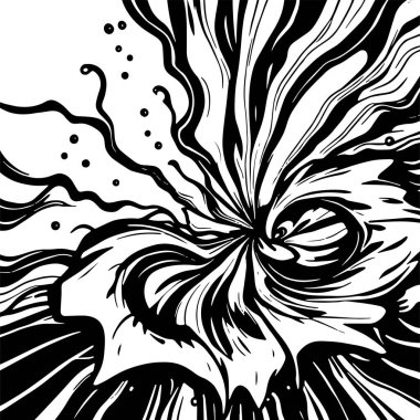 Girdap akış çizgileri olan soyut bir arkaplan. Sanatsal akış çizgileri arka plan sanatı