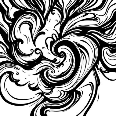 Girdap akış çizgileri olan soyut bir arkaplan. Sanatsal akış çizgileri arka plan sanatı