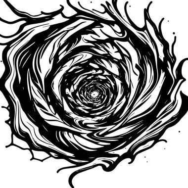 Girdap akış çizgileri olan soyut bir arkaplan. Sanatsal akış çizgileri arka plan sanatı