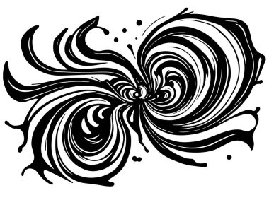 Girdap akış çizgileri olan soyut bir arkaplan. Sanatsal akış çizgileri arka plan sanatı