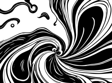 Girdap akış çizgileri olan soyut bir arkaplan. Sanatsal akış çizgileri arka plan sanatı