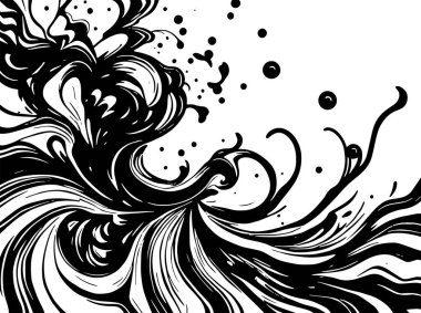 Radyal girdap akış çizgileri olan soyut bir arka plan. Sanatsal akış çizgileri arka plan sanatı