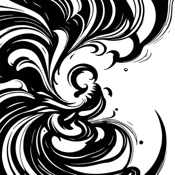Girdap akış çizgileri olan soyut bir arkaplan. Sanatsal akış çizgileri arka plan sanatı