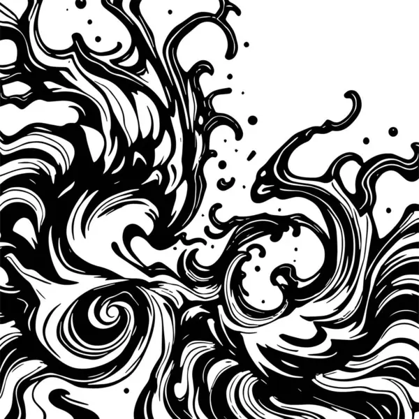 Girdap akış çizgileri olan soyut bir arkaplan. Sanatsal akış çizgileri arka plan sanatı