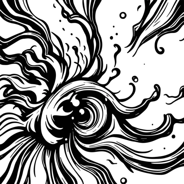 Girdap akış çizgileri olan soyut bir arkaplan. Sanatsal akış çizgileri arka plan sanatı