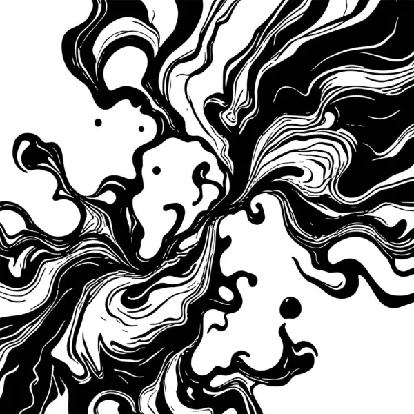 Girdap akış çizgileri olan soyut bir arkaplan. Sanatsal akış çizgileri arka plan sanatı