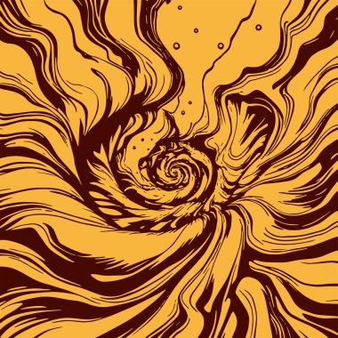 Girdap akış çizgileri olan soyut bir arkaplan. Sanatsal akış çizgileri arka plan sanatı