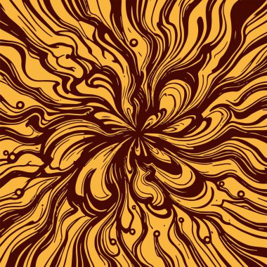 Girdap akış çizgileri olan soyut bir arkaplan. Sanatsal akış çizgileri arka plan sanatı