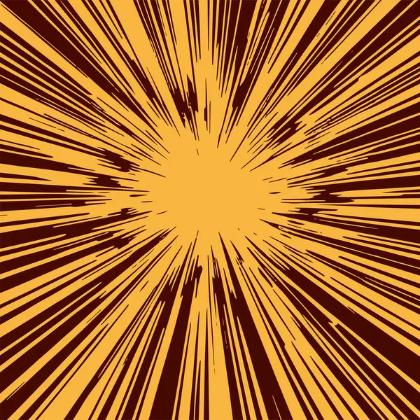 Pop sanat veya retro temalı illüstrasyon için hareket çizgisi arkaplan illüstrasyonu.