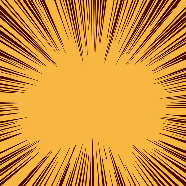 Pop sanat veya retro temalı illüstrasyon için hareket çizgisi arkaplan illüstrasyonu.