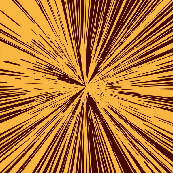 Pop sanat veya retro temalı illüstrasyon için hareket çizgisi arkaplan illüstrasyonu.