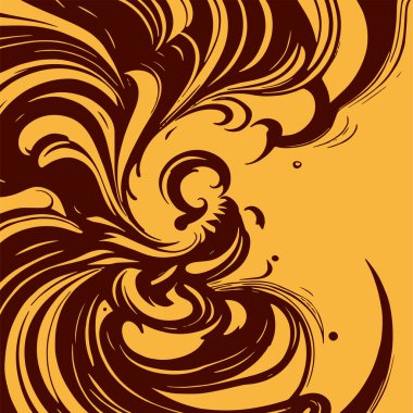 Girdap akış çizgileri olan soyut bir arkaplan. Sanatsal akış çizgileri arka plan sanatı