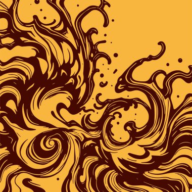 Girdap akış çizgileri olan soyut bir arkaplan. Sanatsal akış çizgileri arka plan sanatı