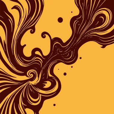 Girdap akış çizgileri olan soyut bir arkaplan. Sanatsal akış çizgileri arka plan sanatı