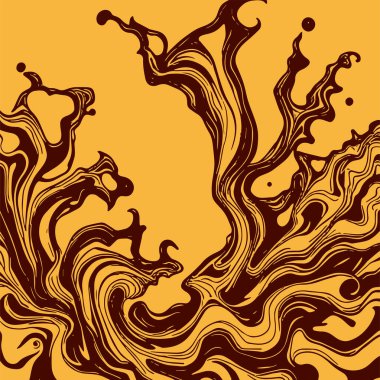 Girdap akış çizgileri olan soyut bir arkaplan. Sanatsal akış çizgileri arka plan sanatı