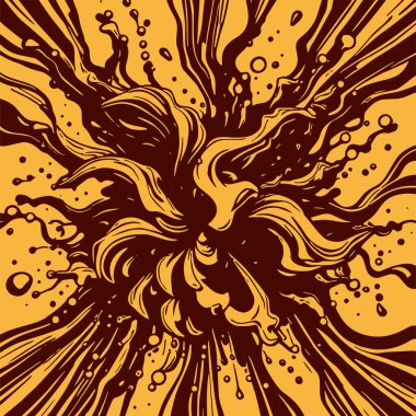 Girdap akış çizgileri olan soyut bir arkaplan. Sanatsal akış çizgileri arka plan sanatı