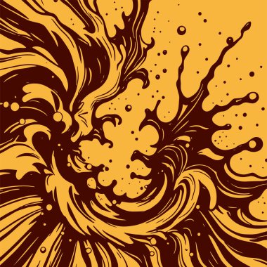 Girdap akış çizgileri olan soyut bir arkaplan. Sanatsal akış çizgileri arka plan sanatı