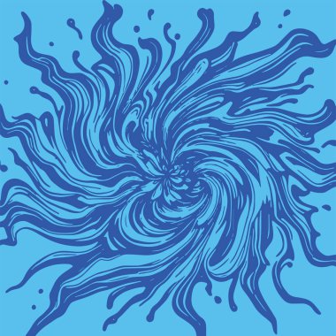 Girdap akış çizgileri olan soyut bir arkaplan. Sanatsal akış çizgileri arka plan sanatı