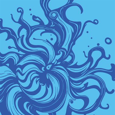 Girdap akış çizgileri olan soyut bir arkaplan. Sanatsal akış çizgileri arka plan sanatı