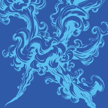 Girdap akış çizgileri olan soyut bir arkaplan. Sanatsal akış çizgileri arka plan sanatı