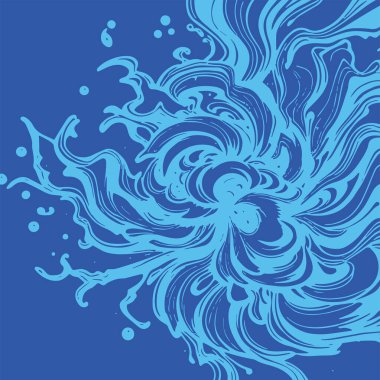 Girdap akış çizgileri olan soyut bir arkaplan. Sanatsal akış çizgileri arka plan sanatı