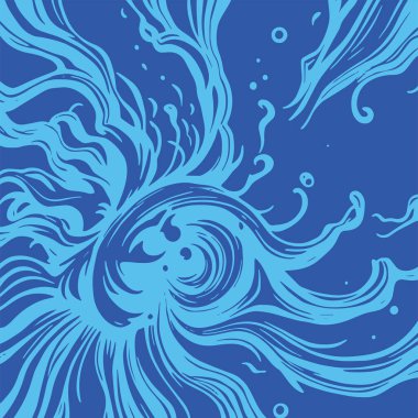 Girdap akış çizgileri olan soyut bir arkaplan. Sanatsal akış çizgileri arka plan sanatı